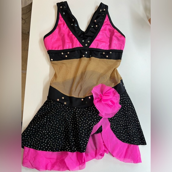 “Show off” vibrant Jazz costume with Swarovski rhinestones - Picture 2 of 7